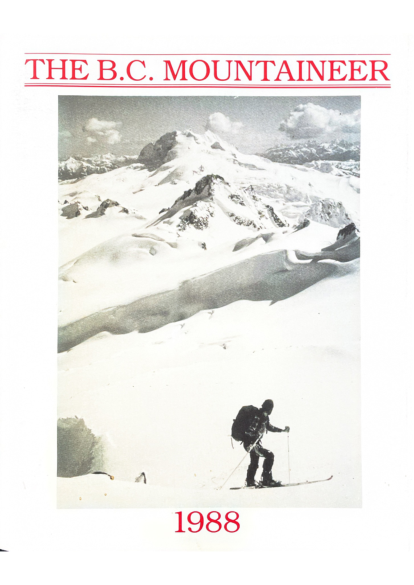 The B.C. Mountaineer 1988 cover